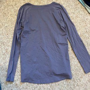 lululemon purple long sleeve shirt, size 4, never worn